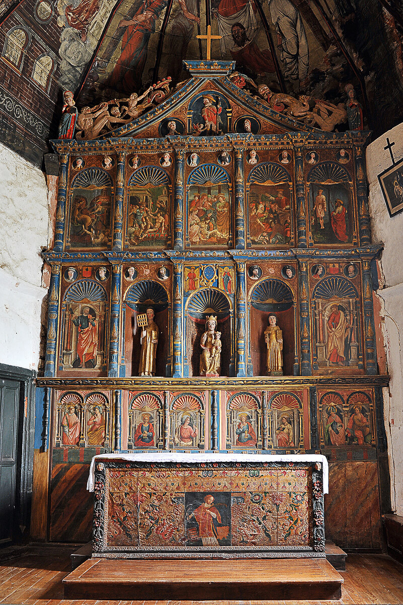 Retable église Jézeau Retable église Jézeau