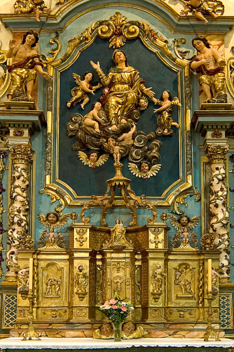 Retable - Eglise de Bordères-Louron Retable - Eglise de Bordères-Louron