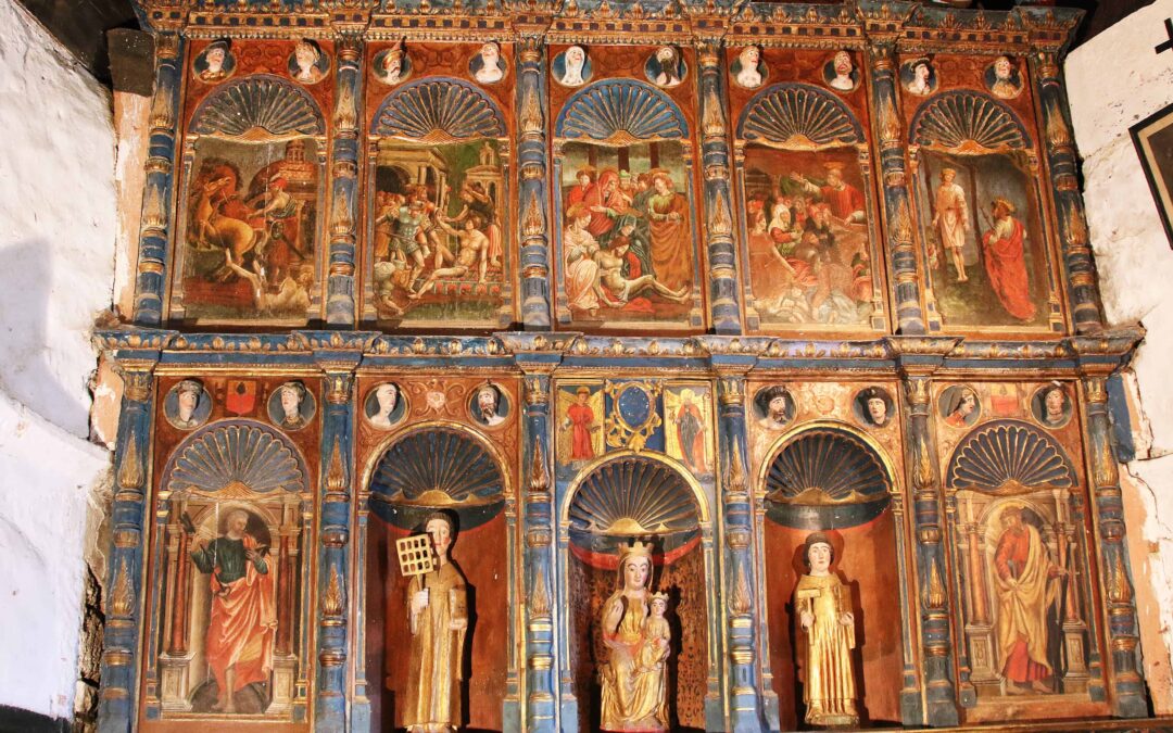 Eglise de Jézeau – retable